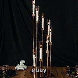 42-Inch tall Gold Candelabra Candle Holder Centerpiece Glass Wedding Home Sale