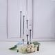 42-inch Tall Silver Candelabra Candle Holder Centerpiece Glass Wedding Home Sale
