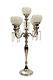 5 Arm Crystal Candelabra Wedding Centerpiece Candle Holders 80cm Free Shipping