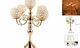 5 Arms Candelabra/crystal Candle Holders For Wedding Home 21 Inches Tall Gold