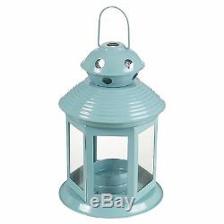 5 Home Garden Portable Lantern Tealight Candle Lamp Holder Indoor Outdoor Set