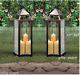 5 Large 24 Tall Malta Bronze Brown Candle Lantern Holder Wedding Centerpiece