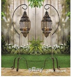 5 large Moroccan pendant Lantern Candle holder floor Stand wedding decoration