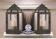 5 Lot Black 15 Tall Malta Candle Holder Lantern Lamp Wedding Table Centerpieces