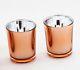 50 Copper Wedding Glass Cup Tealight Votive Candle Holder Table Party Decoration