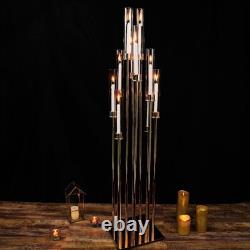 50 Gold tall Candelabra Candle Holder Centerpiece Glass Wedding Home