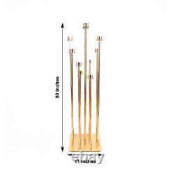 50 Gold tall Candelabra Candle Holder Centerpiece Glass Wedding Home