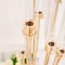 50 Gold tall Candelabra Candle Holder Centerpiece Glass Wedding Home