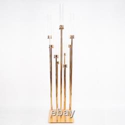 50 Gold tall Candelabra Candle Holder Centerpiece Glass Wedding Home
