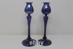 $50 Off! Murano Glass Candle Holders By Master Glass Maker Ballarin