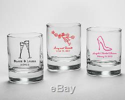 50 Personalized Glass Candle Holder Votive Sweet 16 Quinceanera Birthday Favor