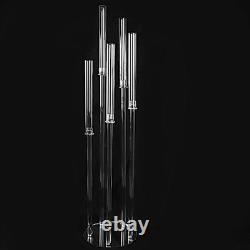 51 Clear 5 Arm Crystal Glass Candelabra Taper Candle Holder Party Decorations