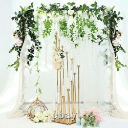 57-Inch tall Gold Candelabra Candle Holder Centerpiece Glass Wedding Home