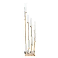 57 tall Gold Candelabra Candle Holder Glass Centerpiece Wedding Decorations