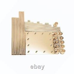 57 tall Gold Candelabra Candle Holder Glass Centerpiece Wedding Decorations