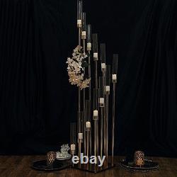 57 tall Gold Candelabra Candle Holder Glass Centerpiece Wedding Decorations