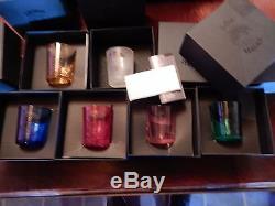 6 Authentic VERSACE MEDUSA Votive/Candle Holders/Vodka Glasses Boxes ROSENTHAL