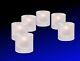 (6-pack) Tea Candle Holder Satin Crystal, Hollowick 5140f Tealight For Hd-8