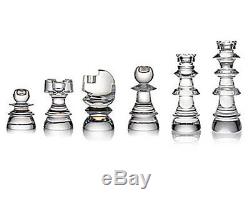 6 Rogaska Luxe CHESS CANDLESTICK (CANDLE HOLDER) NEW / BOX