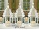 6 White Moroccan 12 Shabby Candle Holder Lantern Lamp Wedding Table Centerpiece