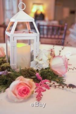 6 bulk white 12 Malta modern Candle Lantern holder wedding table centerpiece