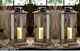 6 Large 16 Tall Wood Metal Candle Holder Lantern Lamp Wedding Table Centerpiece