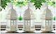6 Lot White Moroccan Shabby 12 Candle Holder Lantern Wedding Table Centerpieces