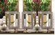 6 Nautical Gray Driftwood Wood Candle Holder Lantern Wedding Table Centerpiece