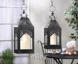 6 victorian lace 16 tall Candle holder Lantern Lamp wedding table centerpiece