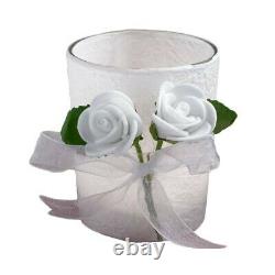 60 White Rose Candle Wedding Bridal Shower Party Favors