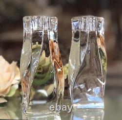 7 Crystal Candle Holders Mixed Lot Christmas Wedding Centerpiece Candlesticks