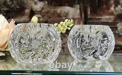 7 Crystal Candle Holders Mixed Lot Christmas Wedding Centerpiece Candlesticks