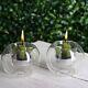 72 Pcs Clear Glass Globe Votive Candle Holders For Wedding Party Centerpieces