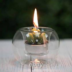 72 pcs Clear Glass Globe Votive Candle Holders for Wedding Party Centerpieces