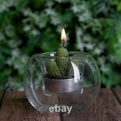 72 pcs Clear Glass Globe Votive Candle Holders for Wedding Party Centerpieces