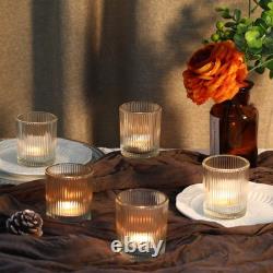 72pcs Votive Candle Holders, Clear Glass Votives Candle Holder for Table Cent