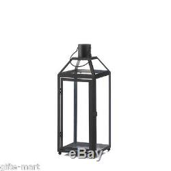 8 Black 16 Tall Malta Candle holder Lantern light wedding table centerpiece L
