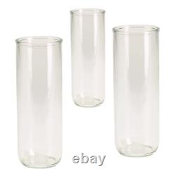8 Inch One Case of 12 Clear Offerlight Glass Globe Votive Candle Holder