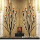 8 Large 32 Tall Peach Candelabra Flower Floral Candle Holder Table Centerpiece