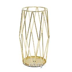 8X Glass Candle Holders with Metal Rack Stand for Wedding Birthday Party Ornaments