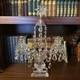 A Beautiful Pair Of Cut Glass Two Branch Candelabras/candlesticks Free Shipping