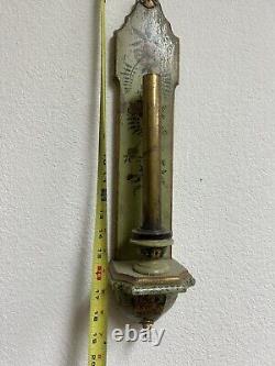 A painted Venetian Candle Sconce