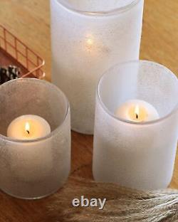 ARIAMOTION Candle Holders for Pillar Glass Hurricane Cylinder Vases Coastal R