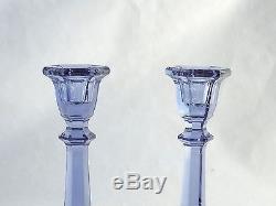 Alexandrite Neodymium Glass Candle Holders Candlesticks Amethyst Blue Mint