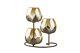 Ancient Glass Candle Holders For Home Decoration Dinning Table Decoration