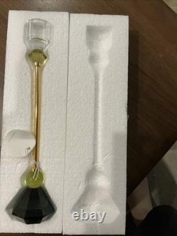 Anthropologie S/3 Cut Glass Candleholder NIB