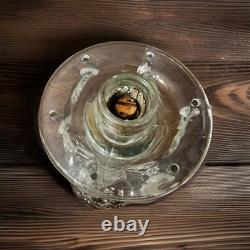 Antique 1920's Ornate Glass Candle Holders Prisms French Farmhouse Art Deco Era