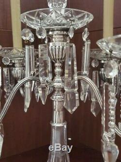 Antique American Brilliant Period ABP Cut Glass Candelabra/Epergne Four arm RARE