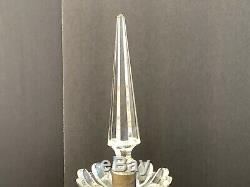 Antique Baccarat Crystal 4 Light 4-Arm Medallion'S Candelabra 24 3/4