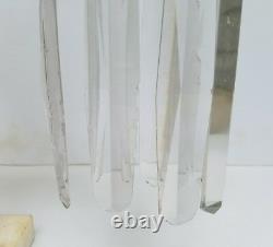 Antique Candelabra Girandole Candle holder withGlass Prisms Set